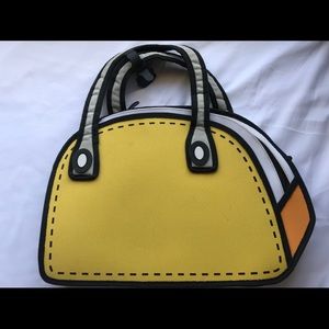 Jump From Paper yellow Purse